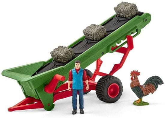 Schleich 42377 Poljoprivredni transporter sijena s poljoprivrednikom