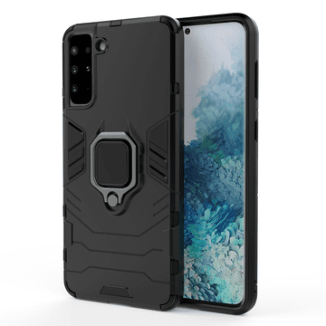 Ring Ring Armor hibridna futrola + magnetni držač za Samsung Galaxy S22+ (S22 Plus) crna