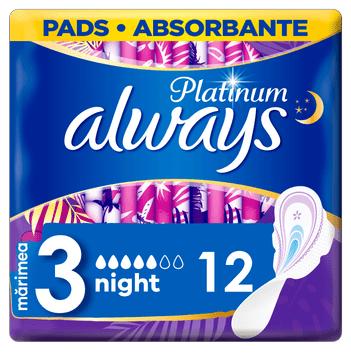 Always Platinum Night ulošci, 12 komada