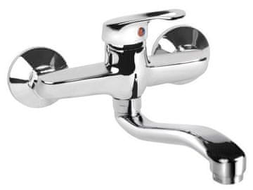 Vittoria Slavina za umivaonik/sudoper (72012) slavina za umivaonik/sudoper, 100 mm, zakrivljena ruka 20 cm, 35 mm, krom