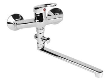 Vittoria Jezgra baterije (72110) slavina za jezgru, 100 mm, ravna ruka 30 cm, 35 mm, kromirana