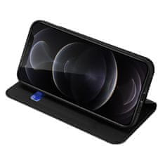 Dux Ducis Skin Pro preklopna kožna maska za iPhone 13 Pro Max, crno