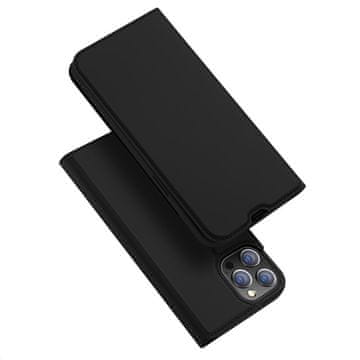 Dux Ducis Skin Pro preklopna kožna maska za iPhone 13 Pro Max, crno
