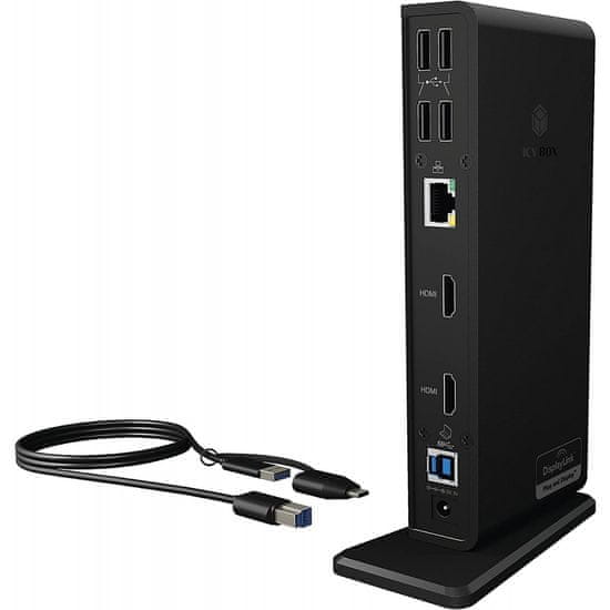 IcyBox IB-DK2251AC Multi-Docking USB-C priključna stanica