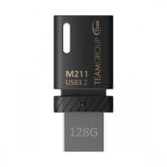 TeamGroup M211 OTG USB ključ 128 GB, USB 3.2