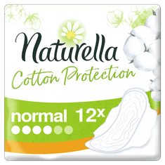 Naturella Cotton Normal ulošci, 12 komada
