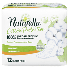 Naturella Cotton Normal ulošci, 12 komada