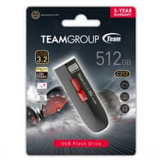 TeamGroup C212 USB stick 512 GB, USB 3.2, 600/500 MB/s