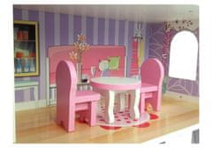 Lean-toys Drvena kućica za lutke Milena 75cm