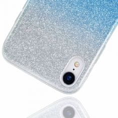 Bling 2 u 1 futrola za Samsung Galaxy A22 A225 LTE, silikon, sa sjajem, srebrno-plava