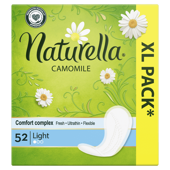 Naturella Chamomile Light dnevni ulošci, 52 komada