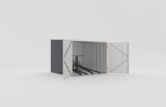 IWHOME Biciklistički sklopivi skladišni prostor NOTOS B 4,02 m² antracit čelični