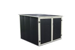 IWHOME Biciklistički sklopivi skladišni prostor NOTOS B 4,02 m² antracit čelični