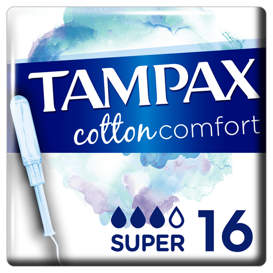 Tampax Cotton Comfort Super tamponi, 16 komada