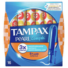 Tampax Compak Pearl Super Plus tamponi, 16 komada