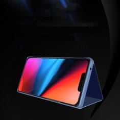 MG Clear View preklopna maska za iPhone 13 Pro, ružičasta