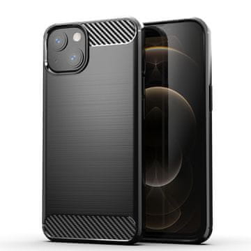 MG Carbon Case Flexible silikonska maska za iPhone 13, crno
