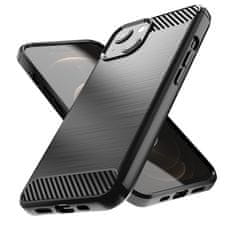 MG Carbon Case Flexible silikonska maska za iPhone 13, crno
