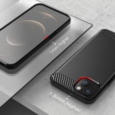 MG Carbon Case Flexible silikonska maska za iPhone 13, crno