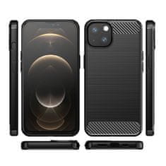 MG Carbon Case Flexible silikonska maska za iPhone 13, crno