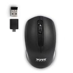 Port Designs Miš, bežični, USB-A, USB-C