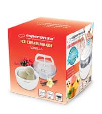 Esperanza Aparat za sladoled 600ml VANILLA bijeli