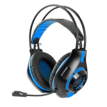 slomart Esperanza DEATHSTRIKE EGH420B - plave gaming slušalice s mikrofonom