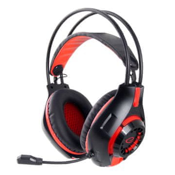 slomart Esperanza DEATHSTRIKE EGH420R - crvene gaming slušalice s mikrofonom