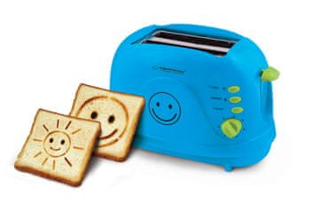 slomart Esperanza EKT003B toster Smiley, plavi