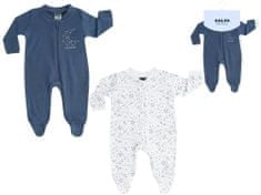 BOLEY 6322110 pidžama s patentnim zatvaračem za dječake, 2 kom, plava, 56