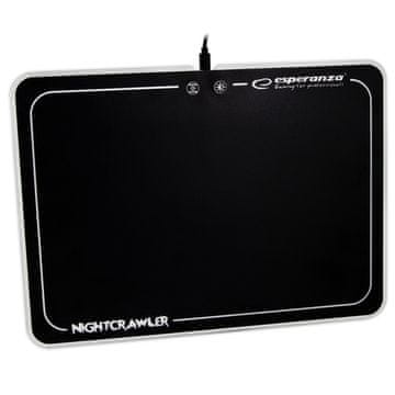 EGP104 gaming POD podloga za miša s osvijetljenim Nightcrawlerom
