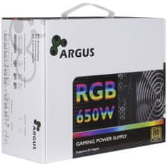 Inter-tech Argus RGB-650W CM II napajanje, ATX, 80 Plus Gold