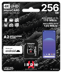 GoodRam IRIDIUM microSD/ad, 256GB