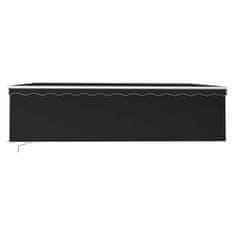 Vidaxl Tenda na ručno uvlačenje s roletom 5 x 3 m antracit