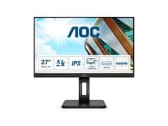 AOC U27P2CA LED monitor, 4K, UHD, IPS, USB-C, Pro-line