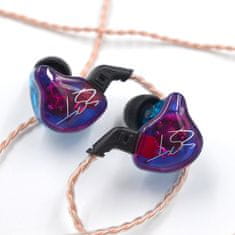 KZ ZST hybridné HiFi slušalice, farebné