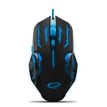 slomart Esperanza EGM403B gamerski miš Apache, plavi, USB