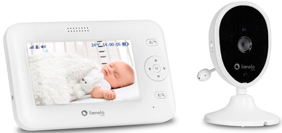 Lionelo Babyline 8.2 video monitor, bijela