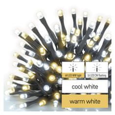 EMOS LED svjetlosni kabel, 8 m, za unutarnju i vanjsku upotrebu, toplo/hladno bijelo svjetlo, s mjeračem vremena