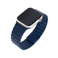 FIXED Remen s magnetnom kopčom za Apple Watch 38 mm/40 mm, silikonski, plavi (FIXMST-436-BL)