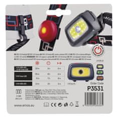 EMOS P3531 LED svjetiljka za glavu, COB+CREE, 3xAAA, 330 lm, 65m