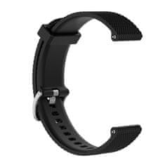 BStrap Silicone Bredon remen za Xiaomi Haylou Solar LS05, black