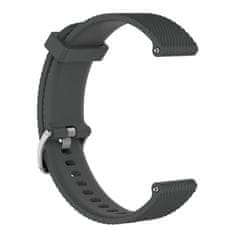 BStrap Silicone Bredon remen za Xiaomi Haylou Solar LS05, dark gray
