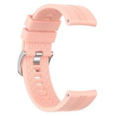 BStrap Silicone Cube remen za Garmin Venu 2, sand pink