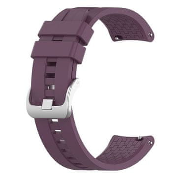 BStrap Silicone Cube remen za Huawei Watch GT3 46mm, purple plum
