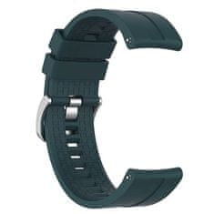 BStrap Silicone Cube remen za Garmin Venu 2, dark green