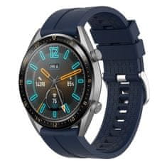 BStrap Silicone Cube remen za Garmin Vivoactive 4, zavy blue