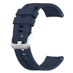 BStrap Silicone Cube remen za Garmin Vivoactive 4, zavy blue