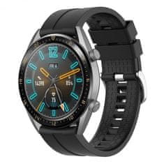 BStrap Silicone Cube remen za Huawei Watch GT/GT2 46mm, black