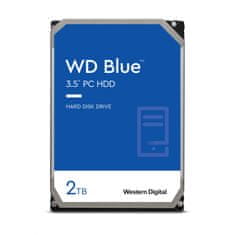 Western Digital Blue tvrdi disk, 2TB, 7200RPM, 256MB, 6GB/S